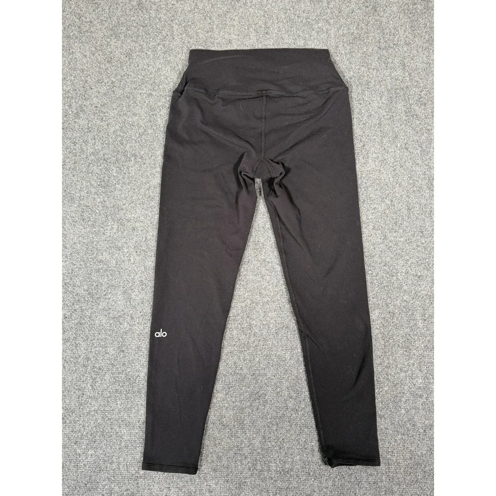 Alo Yoga High Rise 7/8 Leggings Black Womens Medium Yoga Athletic Pants